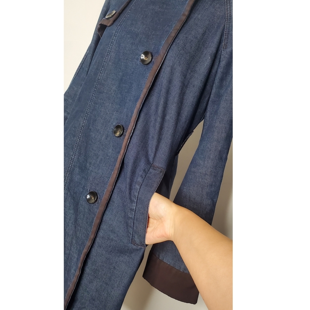 VTG 90s Pennyblack | Denim Trench Coat - Picture 3 of 8